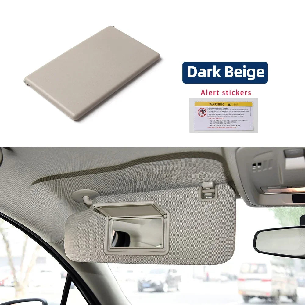 Car Sun visor without Light Mirror Cover Vanity Mirror Decorative Cover For Chevrolet Malibu XL Malibu Buick Excelle GX GT