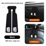 Suede Metal Car Headrest Organizer Hook 20 KG