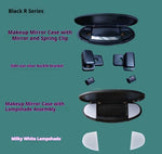 Car Front Sun Visor Makeup Mirror Plastic Cover Sunshade Lid Replacement For BMW Mini Cooper R55 R56 Interior Accessories