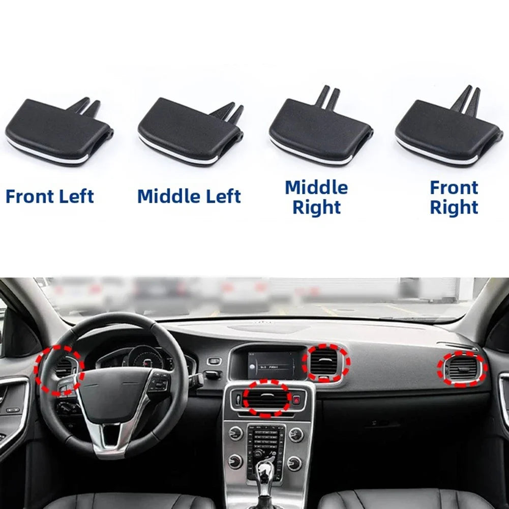 Dashboard Vent Clip Front Air Vent Tab Easy Installation Restores Vent Function Auto Air Conditioning Accessories