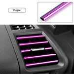 PVC U-Shaped Car Air Outlet Decorative Trim Strip close-up view