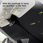 NovaAcc Windshield Sunshade for Tesla Model 3 Highland Model Y 2016-2024 | Sun Shield He detail view