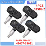 Tire Pressure Sensor 4PCS 315MHZ for Toyota Lexus | TPMS Pre-Programmed