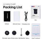 Portable Mini Bike Tire Pump | 100PSI Electric Air Compressor additional angle