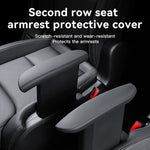 YZ Silicone Second Row Armrest Protective Cover For Tesla New Model YL Custom Fit Anti S detail view