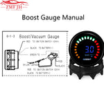 2" 52mm Turbo Boost Gauge -1~3BAR | Digital Display with Smoke Lens for 12V Petrol additional angle