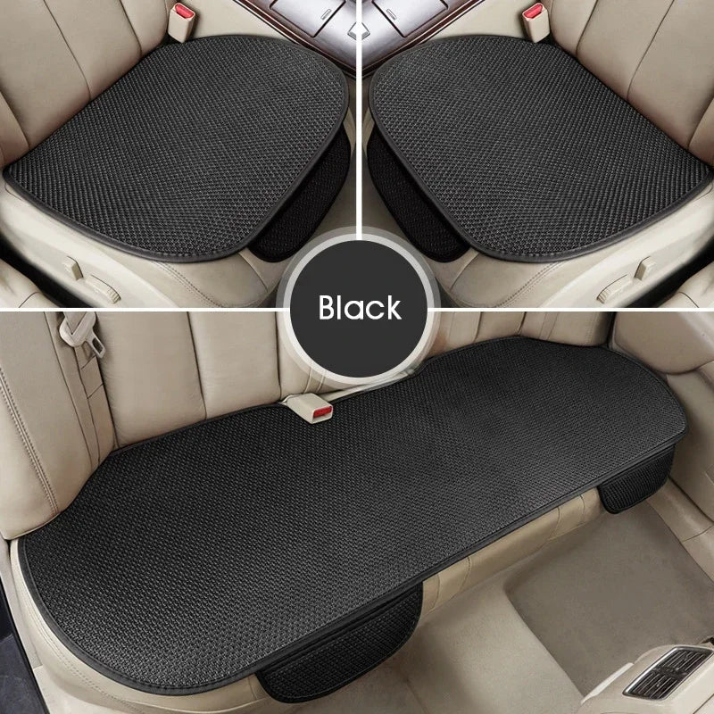 Summer Car Seat Cushion Cover Breathable Ice Silk Non Slip Auto Seat Protector Pad Men W detail view