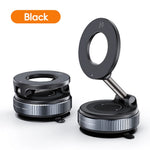Car Phone Magnetic Stand Foldable Design 360° Rotation Adjustable Vacuum Strong Suction detail view