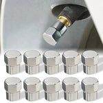 40 Pcs Tire Valve Caps with O-Ring | Chrome Dust Proof Covers for Cars, Bicycles, Trucks, and Motorc
