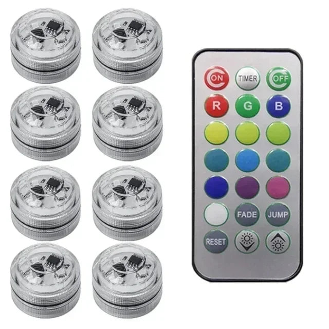Wireless LED Car Interior Ambient Light with Remote Control lifestyle view