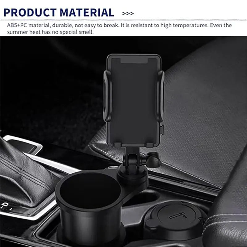 Universal Cell Phone Stand Cup Holder Expander with 360° Rotation