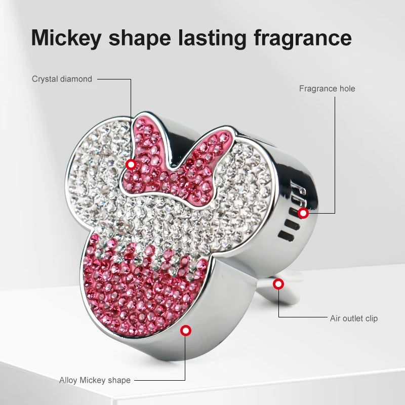 Diamond Car Air Outlet Aromatherapy Clip for Mini Cooper Air Vent Freshener Clip Scent Aroma Auto Interior Accessories