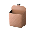 PU Leather Car Air Vent Organizer - Hanging Storage Box for Phone, Coins, Sunglasses alternate view