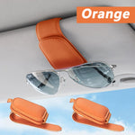 Sunglasses Holder Is Suitable for Car Sun shades Magnetic Leather Sunglasses Clip a additional angle