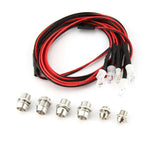 RC LED Light Kit Headlamps for 1/10 1/8 1/12 RC Car Truck Crawler Drift Car Headlight lifestyle view