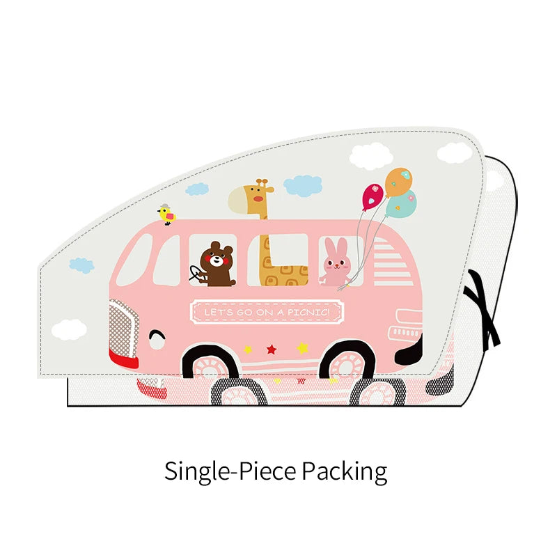 1Pcs Car Cartoon Cute Spaceman Magnet Side Window Sunshades Windshield Sunshade Rea additional angle