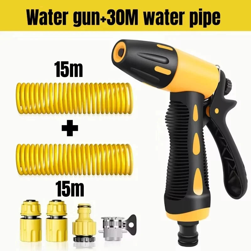 Telescopic Water Pipe with High-pressure Nozzle | Car Washing Tool Set for Pressure C lifestyle view