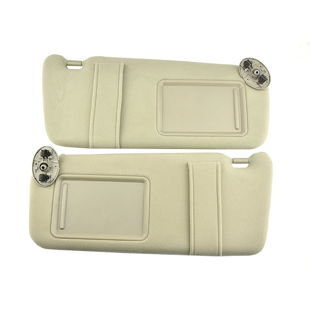 For 2007-2011 for Toyota Camry Hybrid Sun Visor Replacement Beige Driver Car Sun Shade With Makeup Mirror