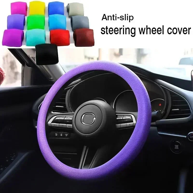 Silicone Steering Wheel Cover Non-Slip Ice Silk detail view