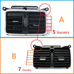 Ruili136 1Pcs for VW Passat CC B6 B7 R36 Car LHD Chrome Piano Paint Dashboard AC Air Condition Outlet Vent 3AD 819 701 3AD819702