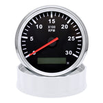85mm Tachometer Gauge with Digital Hourmeter RPM Sensor | Universal for Car Boat detail view