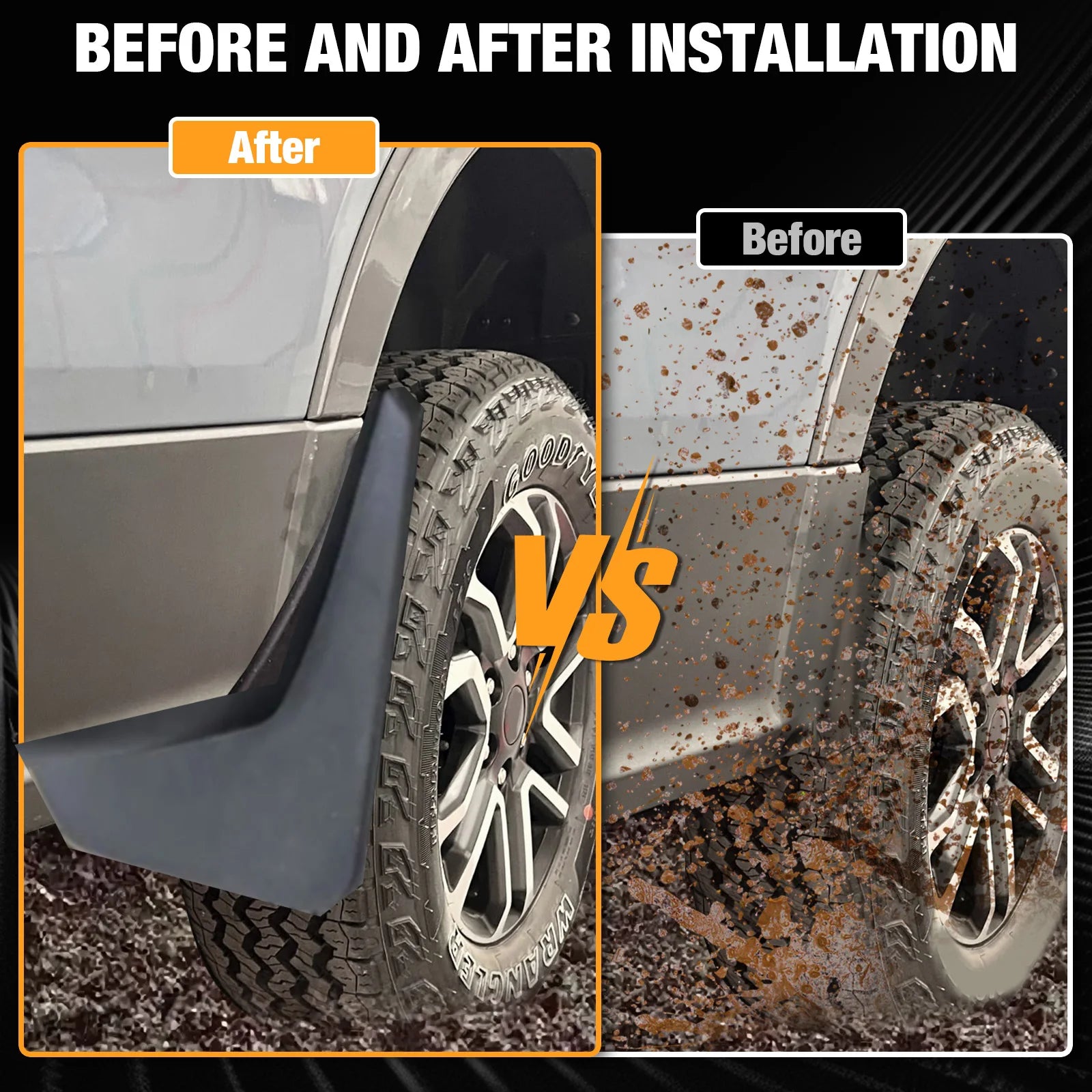 Renault / Dacia Duster II Mud Flaps (2017–2023) | 4-Piece Front & Rear Splash Guards