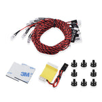 Remote Control 8 LED Flashing Bright Light RC Smart Lights Kit System 4-6V for RC F additional angle