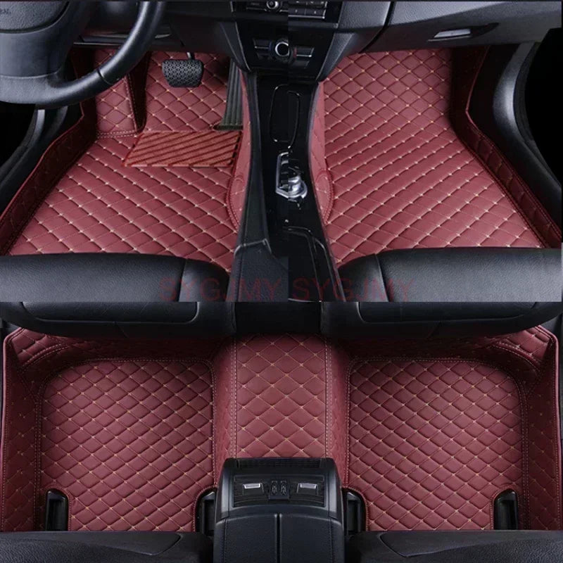 Custom 3D Car Floor Mats for Hyundai Santa Fe 5 Seat 2013-2023 2010-2012 Azera 2011-2 lifestyle view