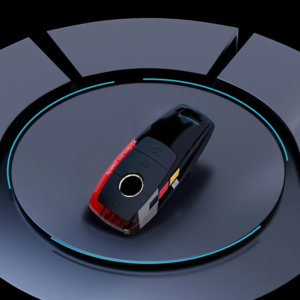 Fashion Car Remote Key Case Cover For Mercedes Benz A C E S G Class GLC CLE CLA GLB GLS W177 W205 W213 W222 X167 AMG