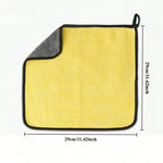 3/5/10Pcs Car Wash Microfiber Towel | High Absorbency Car Cleaning Drying Cloth additional angle