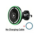 LED Magsafe Car Wireless ChargerSecure Magnetic Mount & Fast Charging Station for Phone 12 to 17 Pro Max