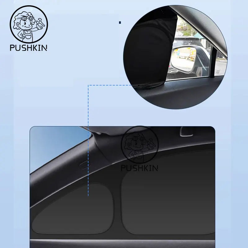 BYD Leopard 5 Denza B5 2025 2026 Car Sunshade | Side Window Privacy Curtains detail view