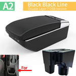 For Chevrolet SPIN car armrest interior modification center console storage box elbow rest arm relaxation car accessories USB