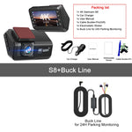 4K UHD Dash Cam with WiFi | Front & Rear Dual Lens, Night Vision, 24H Parking Monitor close-up view