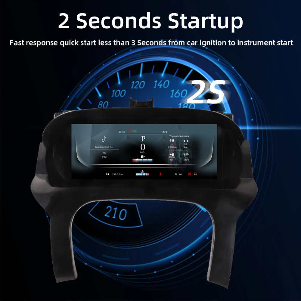 Digital Cluster Dashboard for Land Rover Evoque 2012-2019 | Wireless CarPlay 12.3-inc lifestyle view