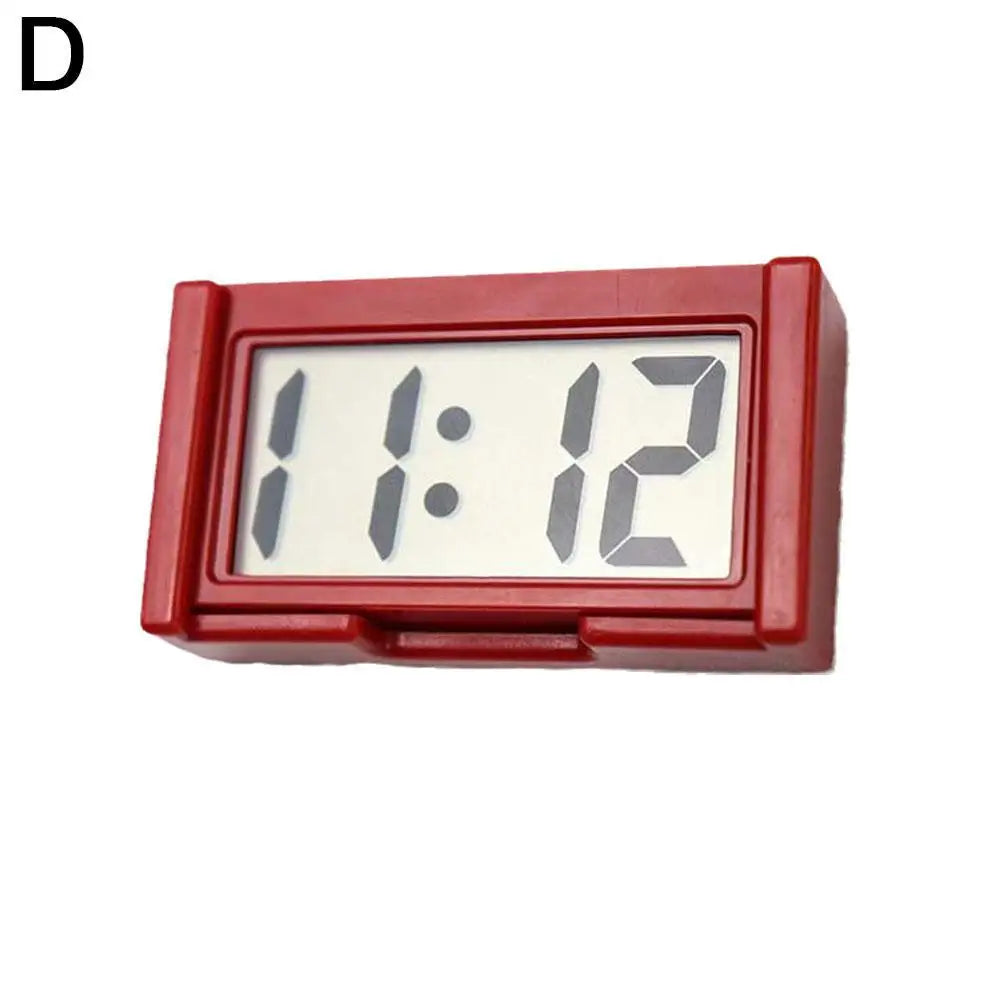 Car Dashboard Digital Clock Square Self Adhesive close-up view