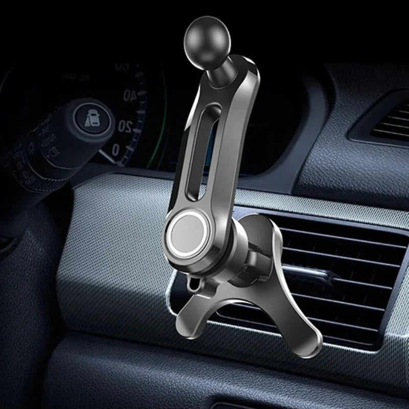 17mm Ball Head Base Car Air Vent Clip Replace for Magnetic Car Phone Holder Dashboard close-up view