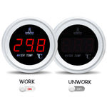 52mm Water Temperature Gauge with Warning Alarm | 0-120℃ Water Temp Meter for Marine Boa detail view