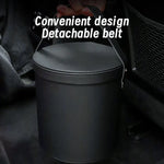Car Trash Can Organizer Waterproof Round Garbage Storage Basket alternate view