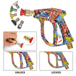 Graffiti Design High Pressure Washer Gun | 4350PSI Multi-Functional Tool with Foam additional angle