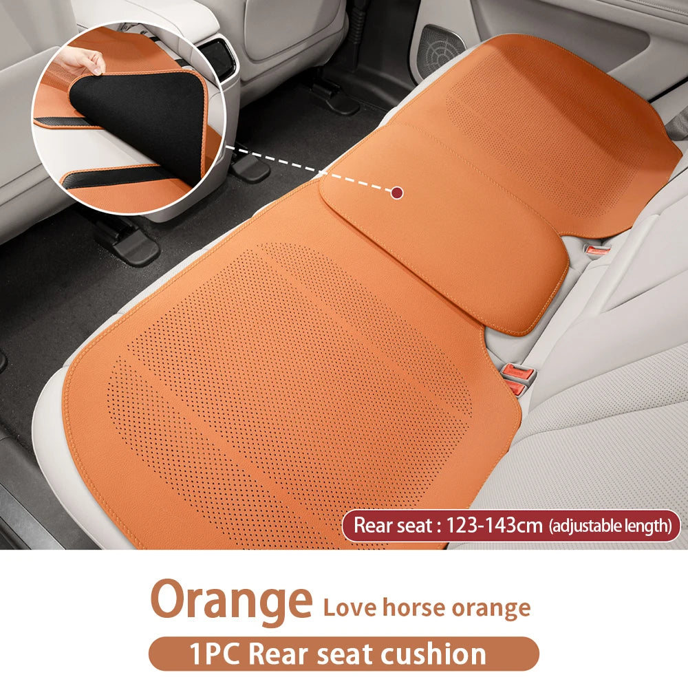 Car Seat Cushion Artificial Leather Breathable Four Seasons detail view