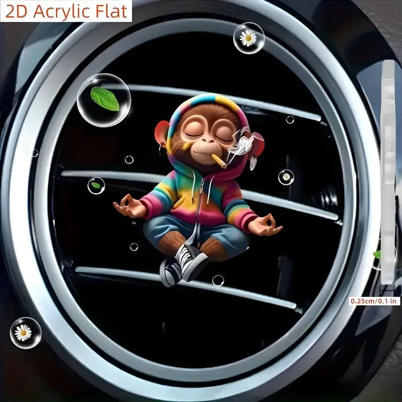 Car Outlet Vent Perfume Clips | 2D Air Freshener Diffuser for Car Interior Decoration lifestyle view