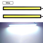 1 PCS Super Bright 17CM LED COB Fog Bulb Car DRL LED Strip Daytime Running Light bar 1 close-up view