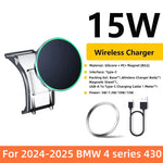 Car Phone Holder For 2024 2025 BMW 4 Series 430i Air Vent Exclusive Base GPS Stand Ma lifestyle view