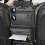 Leather Car Seat Organizer Between Seats Handbag Holder