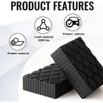 Jack Pad Support Shock-Absorbing Car Lift Rubber Blocker Jack Pad For Car Jacks Lif additional angle