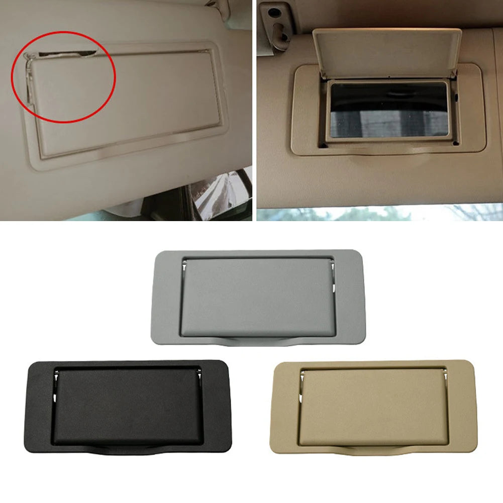 Car Left Right Sun Shade Visor Mirror Makeup Cosmetic Mirror Cover For Mercedes For ML GL R Class For W251 W164 X164 2006-2012