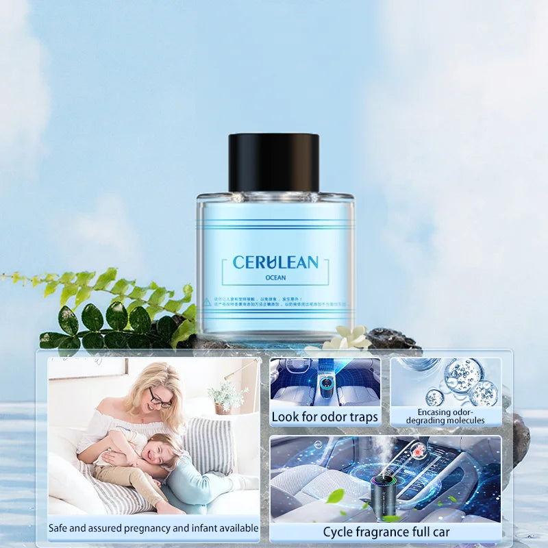 Car Aromatherapy Perfume with Automatic Spray | Aluminum Alloy Odor Remover with Star lifestyle view