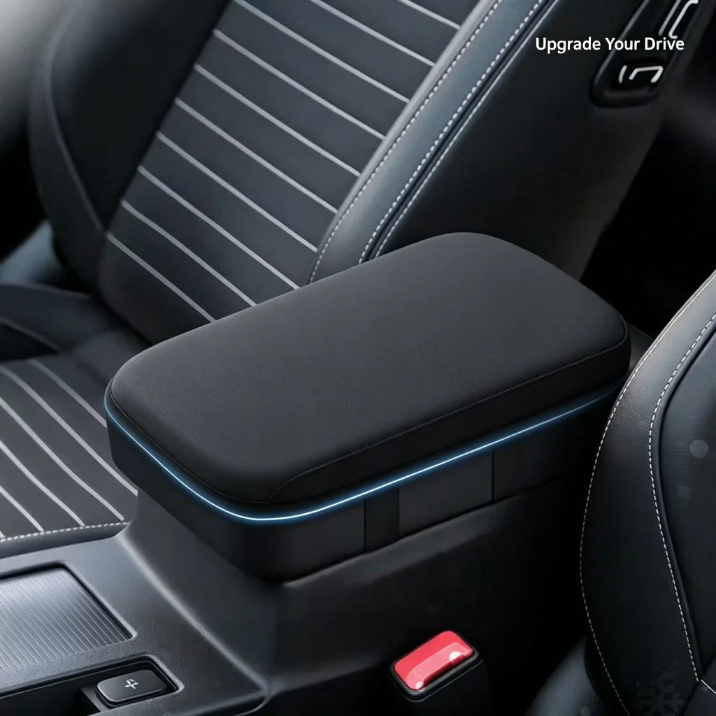 Universal Car Armrest Cushion Cover Soft Pads Center Console Arm Rest Protector Anti-Scratch Comfort Auto Interior Accessories
