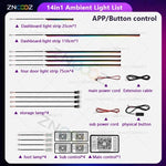 Chrysler Pacifica RT/T RGB Interior Ambient Light Kit – Bluetooth App Control, Music lifestyle view